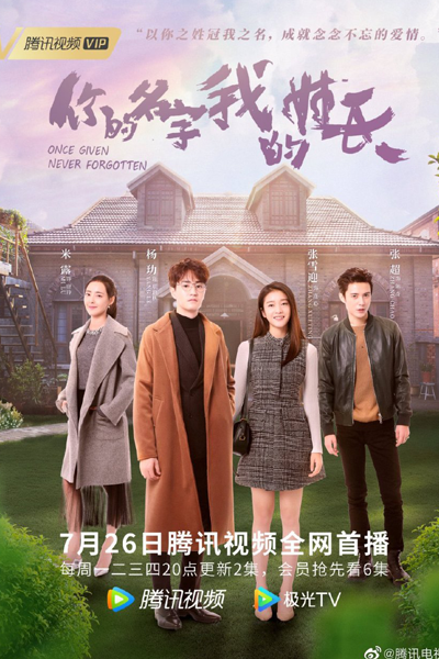你的名字我的姓氏, Your Name, My Surname, Your Name and My Last Name